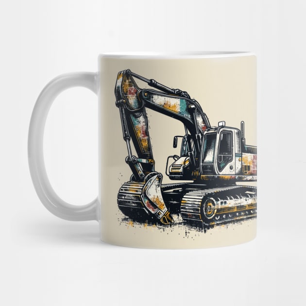 Excavator by Vehicles-Art